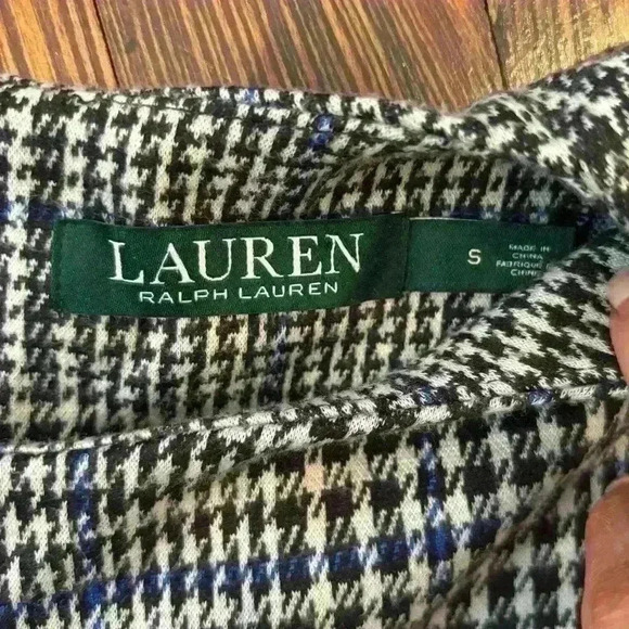 Lauren Ralph Lauren women’s Arana plaid daytime dress size small - Picture 4 of 6